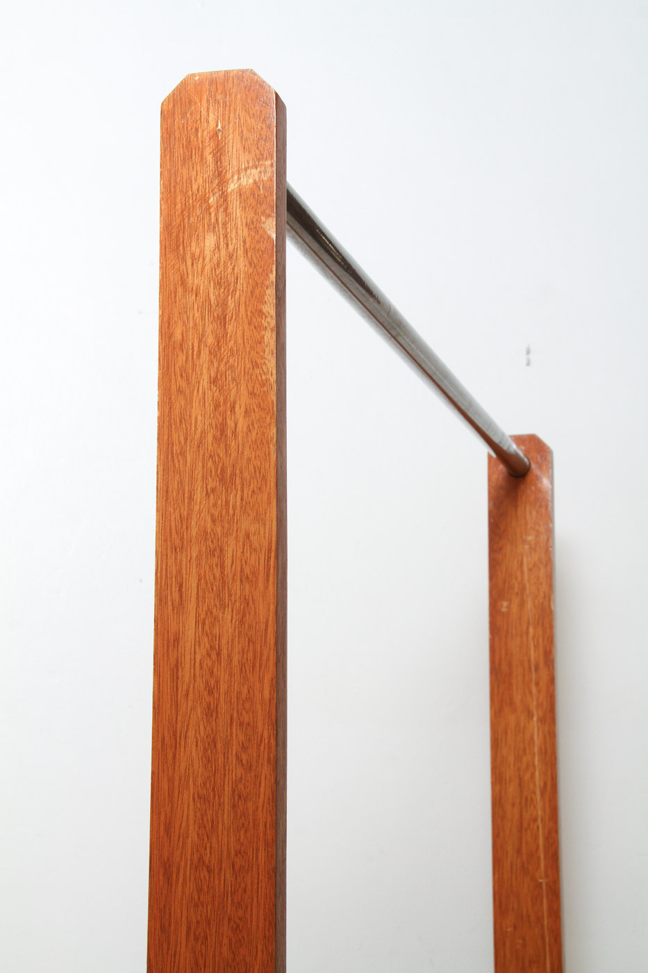 Wood and Metal Clothing Rack