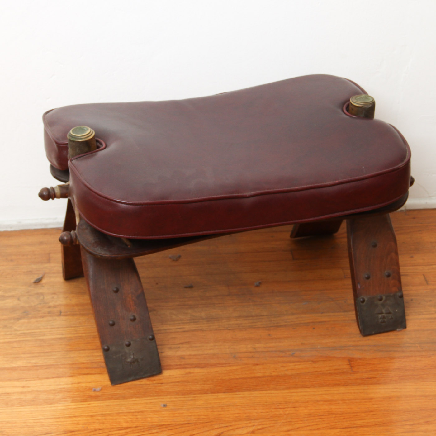 Vintage Camel Saddle Stool