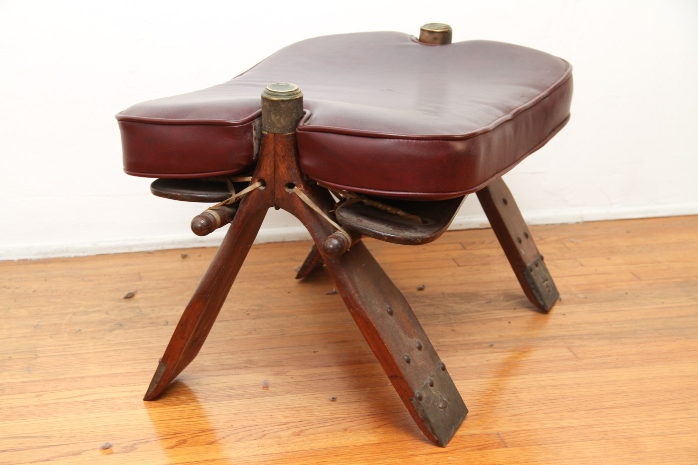 Vintage Camel Saddle Stool