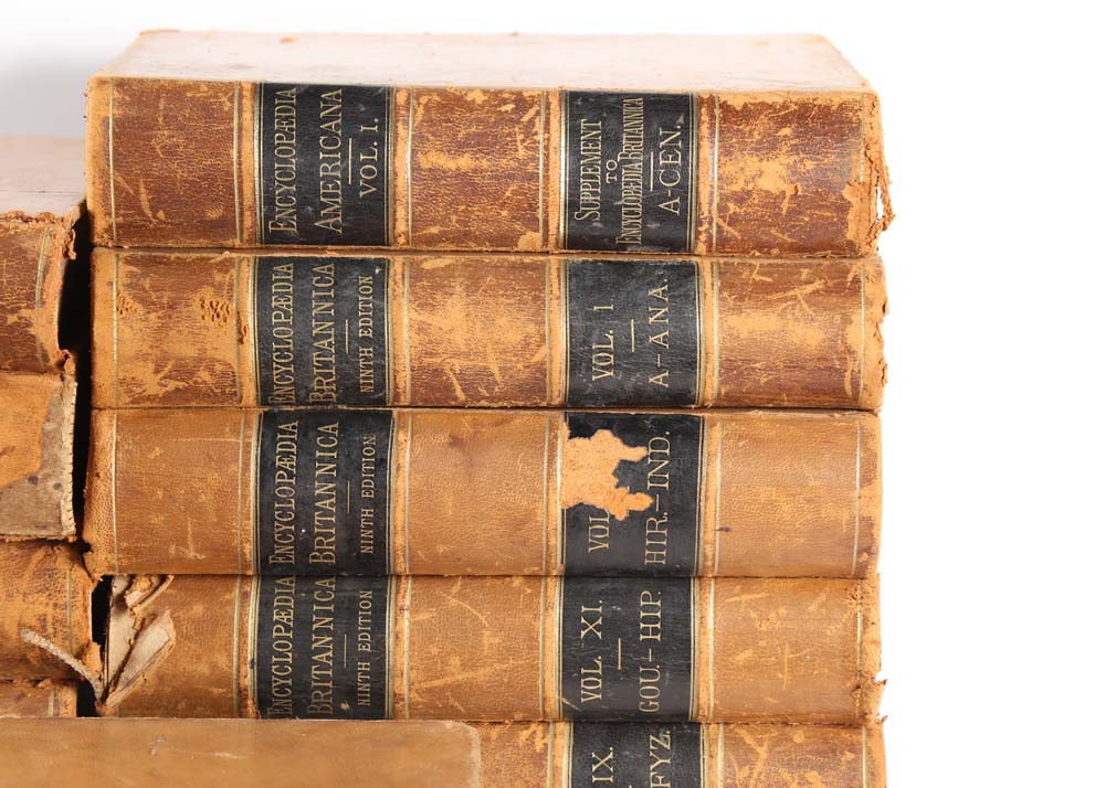 Antique Ninth Edition "Encyclopedia Britannica" Collection
