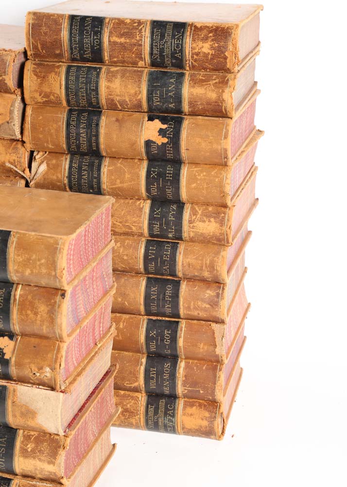 Antique Ninth Edition "Encyclopedia Britannica" Collection