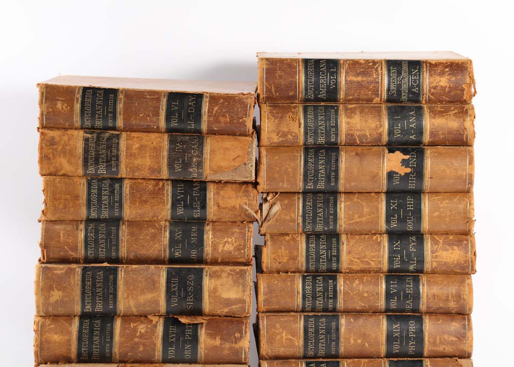 Antique Ninth Edition "Encyclopedia Britannica" Collection