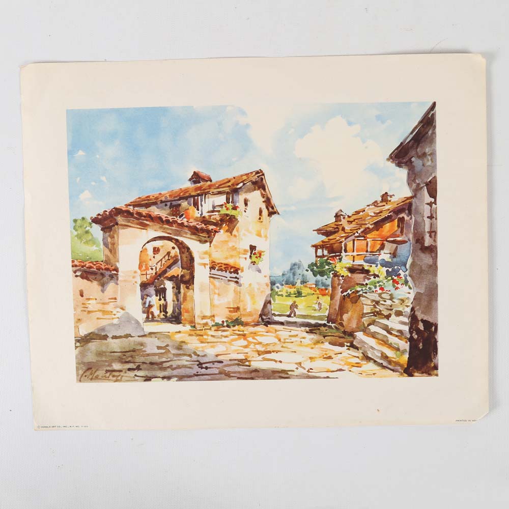 Collection of Unframed Offset Lithographs Including Jan Korthals