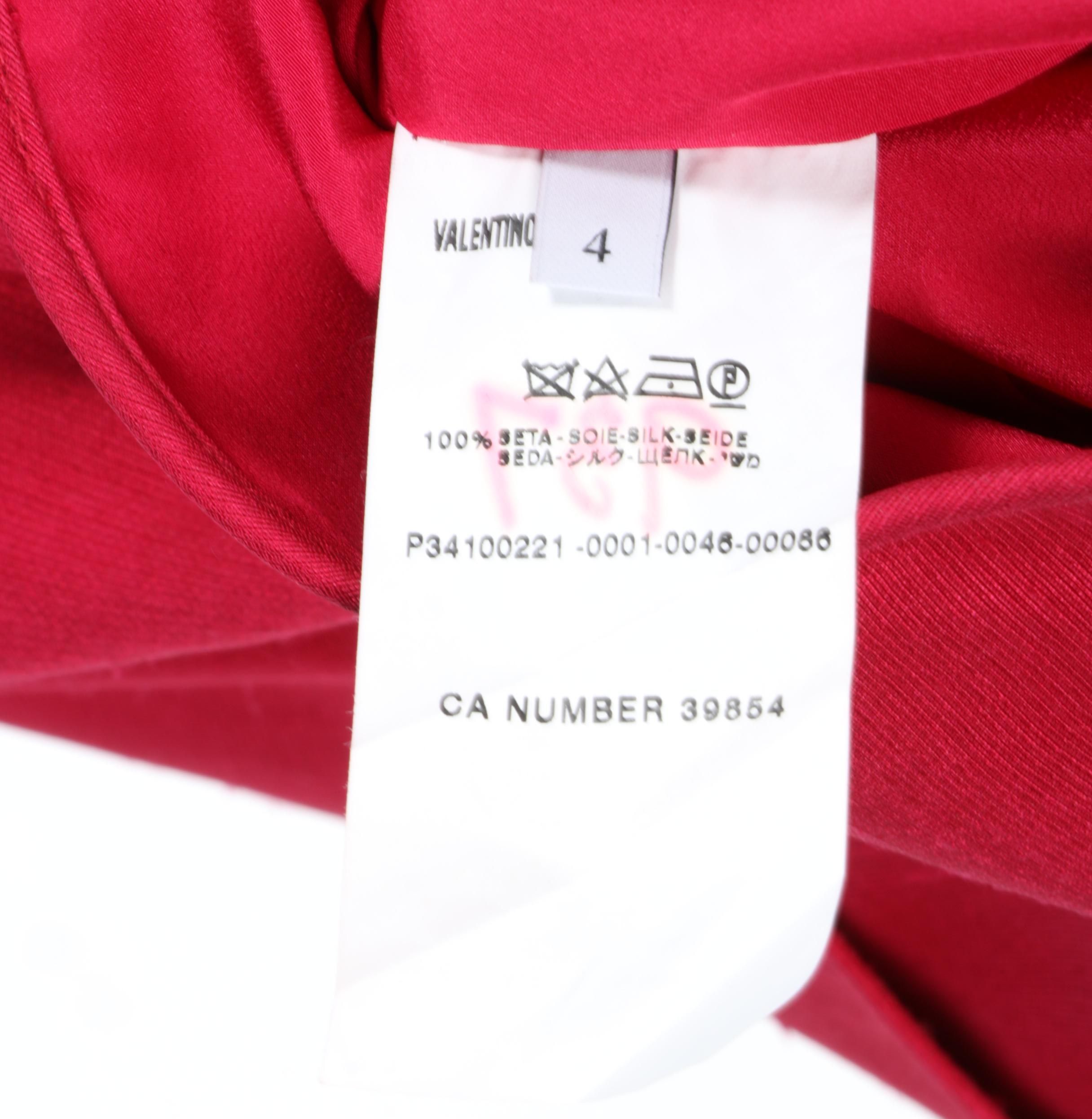 Valentino Silk Cocktail Dress