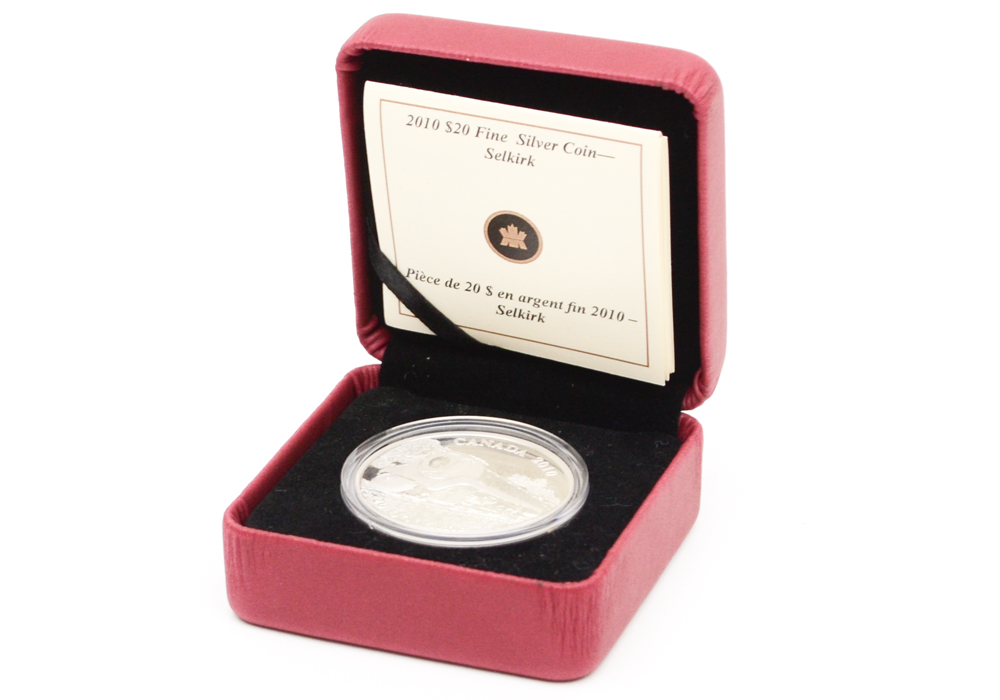 2010 Canadian $20 Fine Silver Coin "Selkirk"