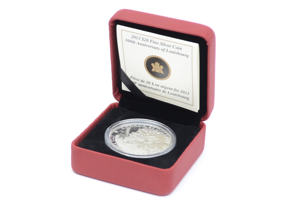 2013 Royal Canadian Mint "Louisbourg" Silver Proof Coin