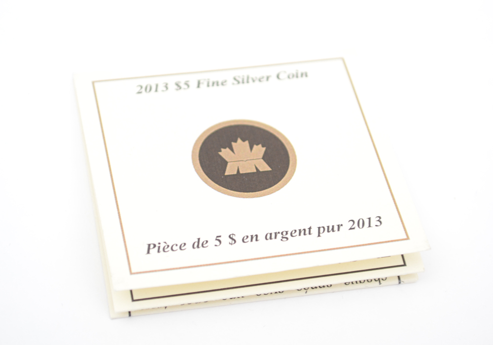 2013 Royal Canadian Mint "25 Year Maple Leaf" Silver Proof Coin