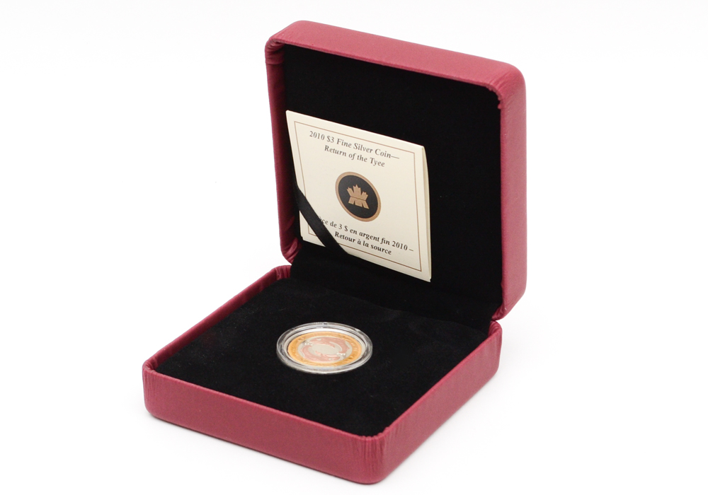 2010 Royal Canadian Mint "Return of The Tyee" Silver Proof Coin