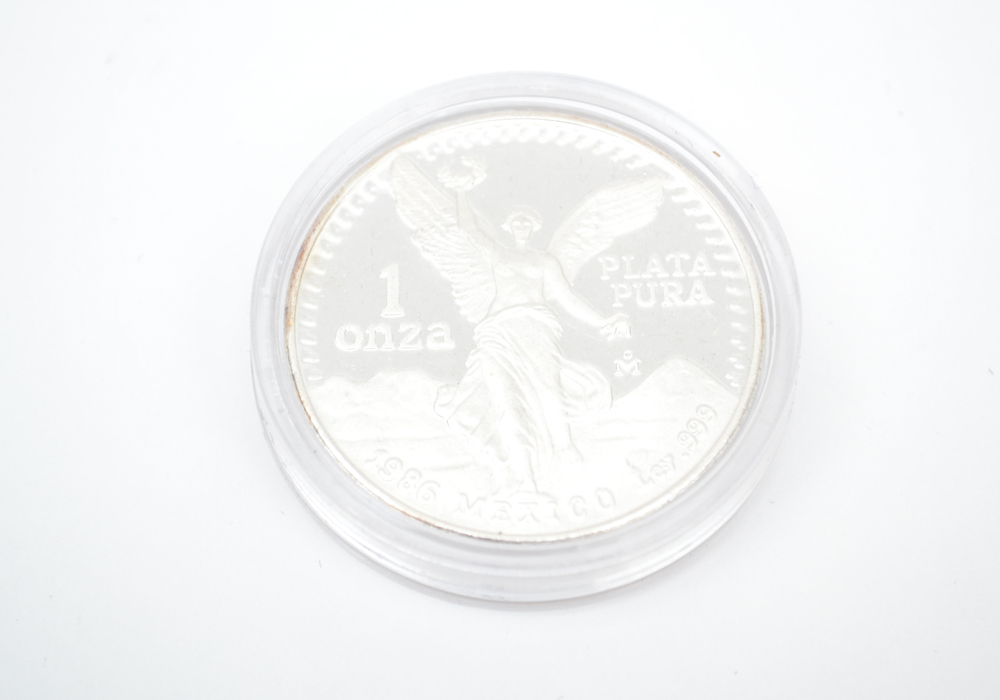 1986 Mexican Libertad Silver Proof Coin