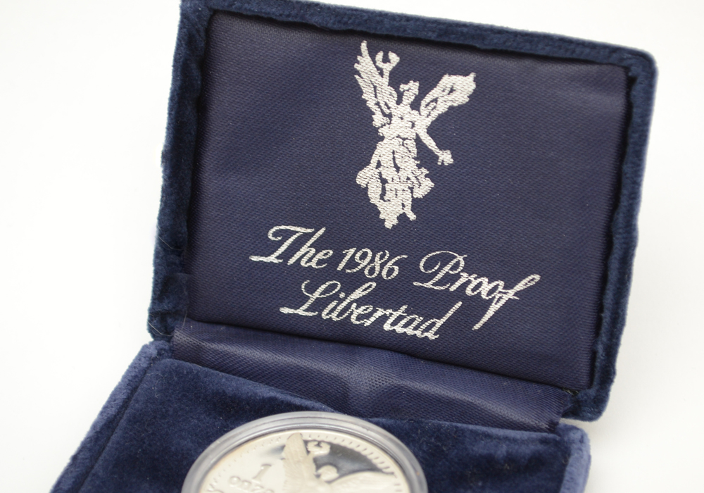 1986 Mexican Libertad Silver Proof Coin