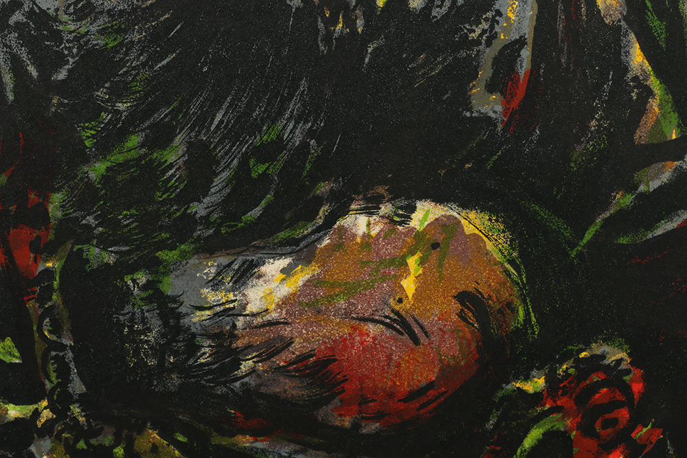 Edouard Pignon Signed Limited Edition Lithograph on Paper "Cocks Fighting"