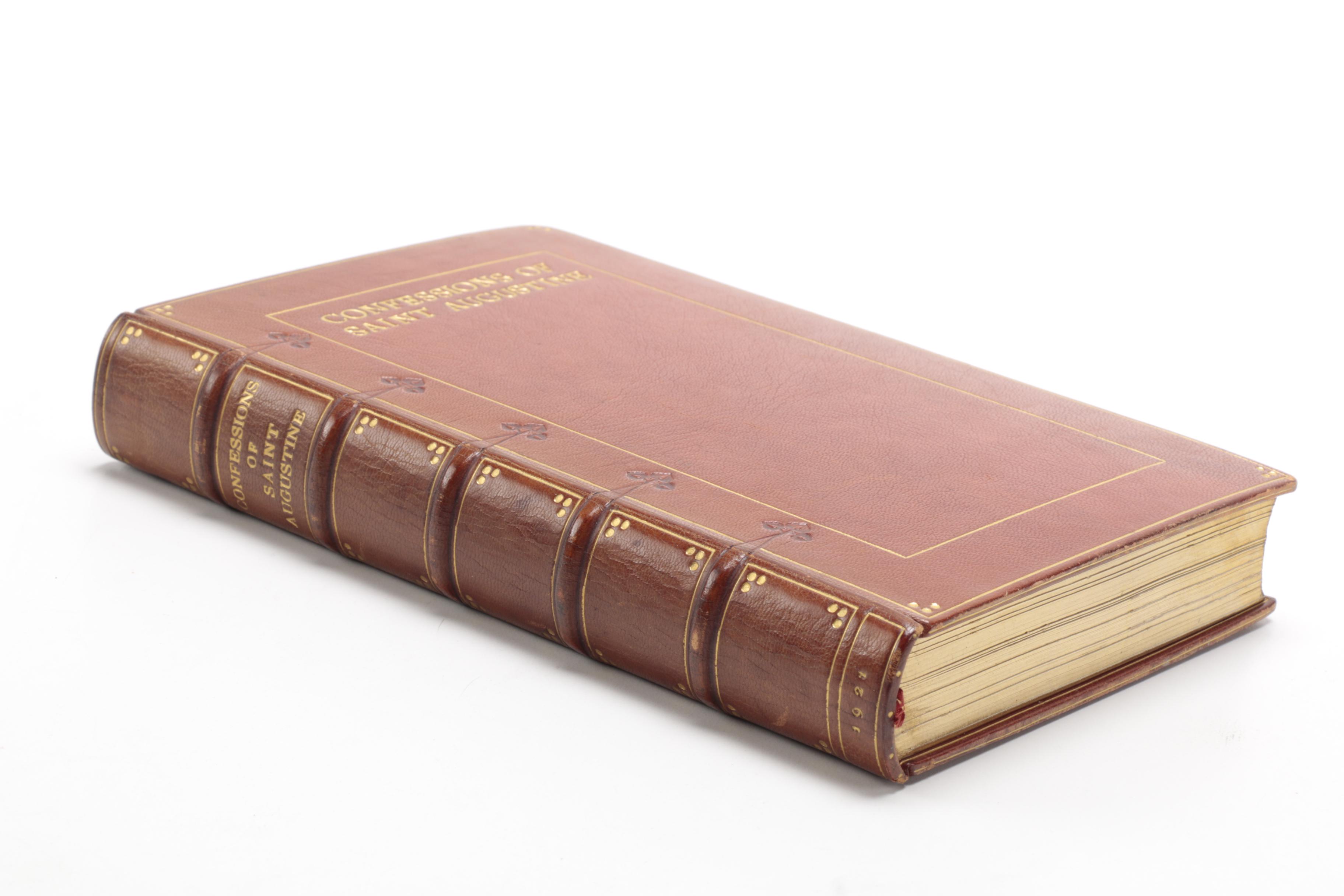 1921 "The Confessions of Saint Augustine Bishop of Hippo" Translated by Edward Bouverie Pusey