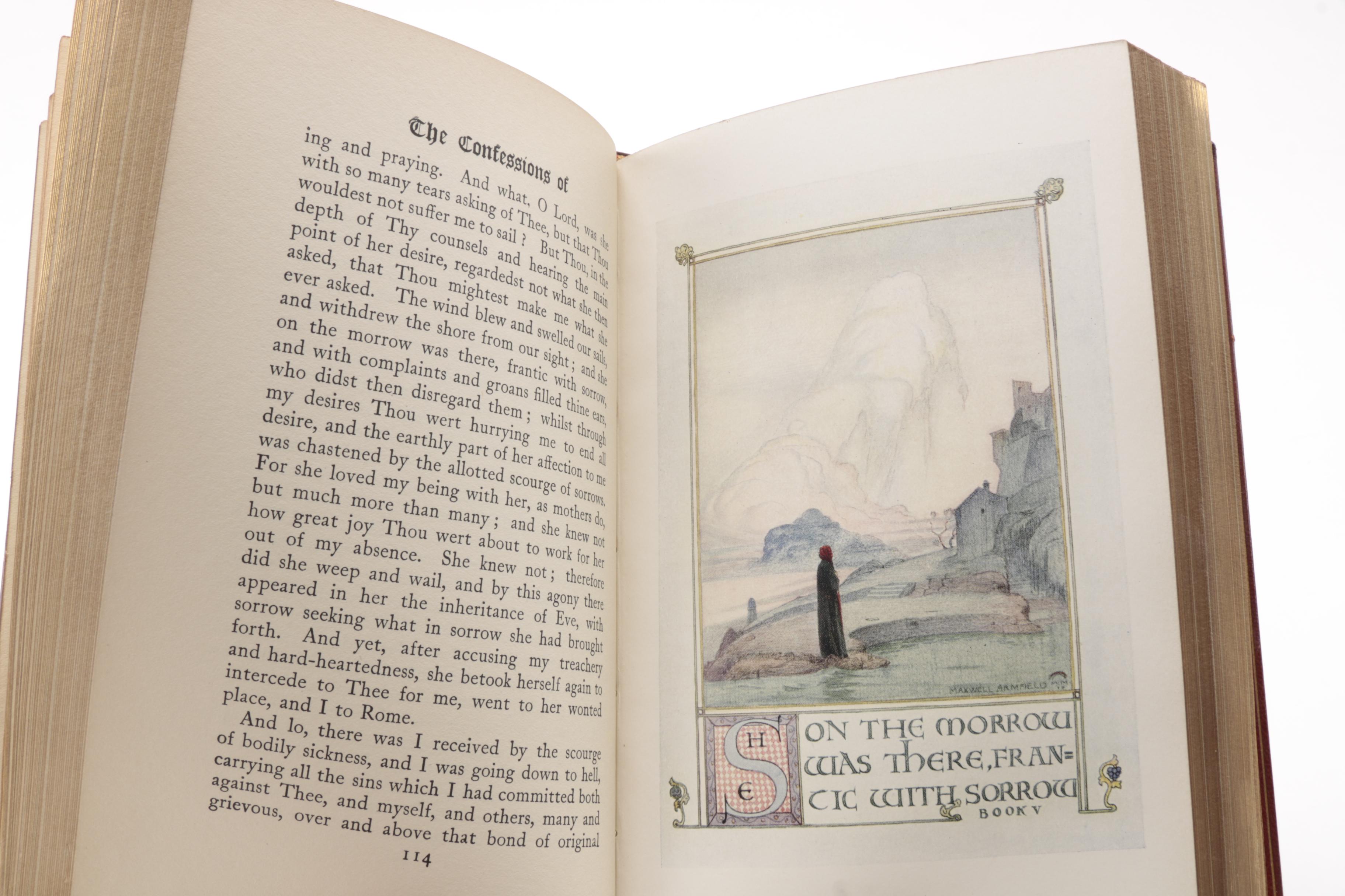 1921 "The Confessions of Saint Augustine Bishop of Hippo" Translated by Edward Bouverie Pusey