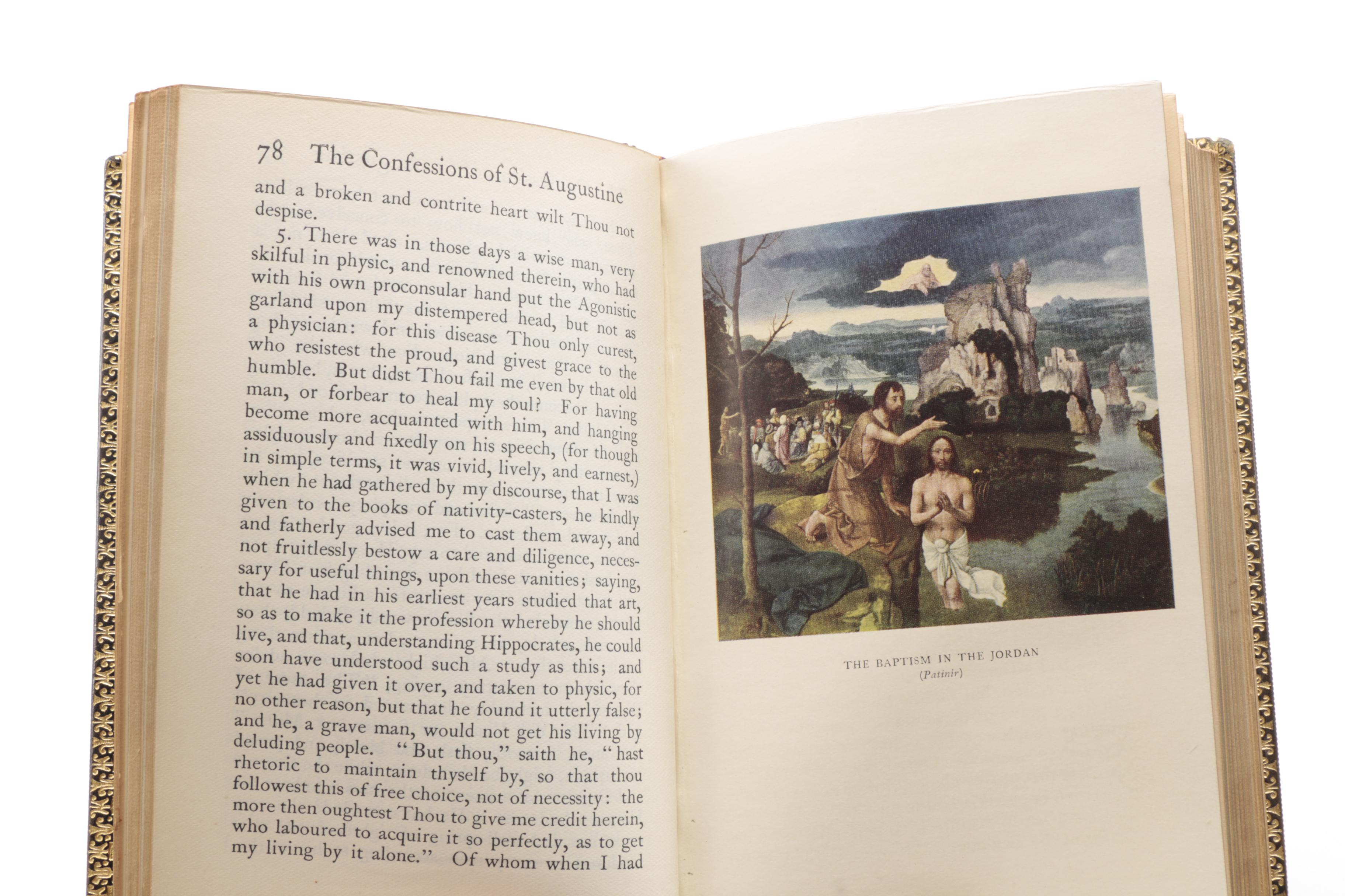 1930 "The Confessions of Saint Augustine" Translated by E.B. Pusey