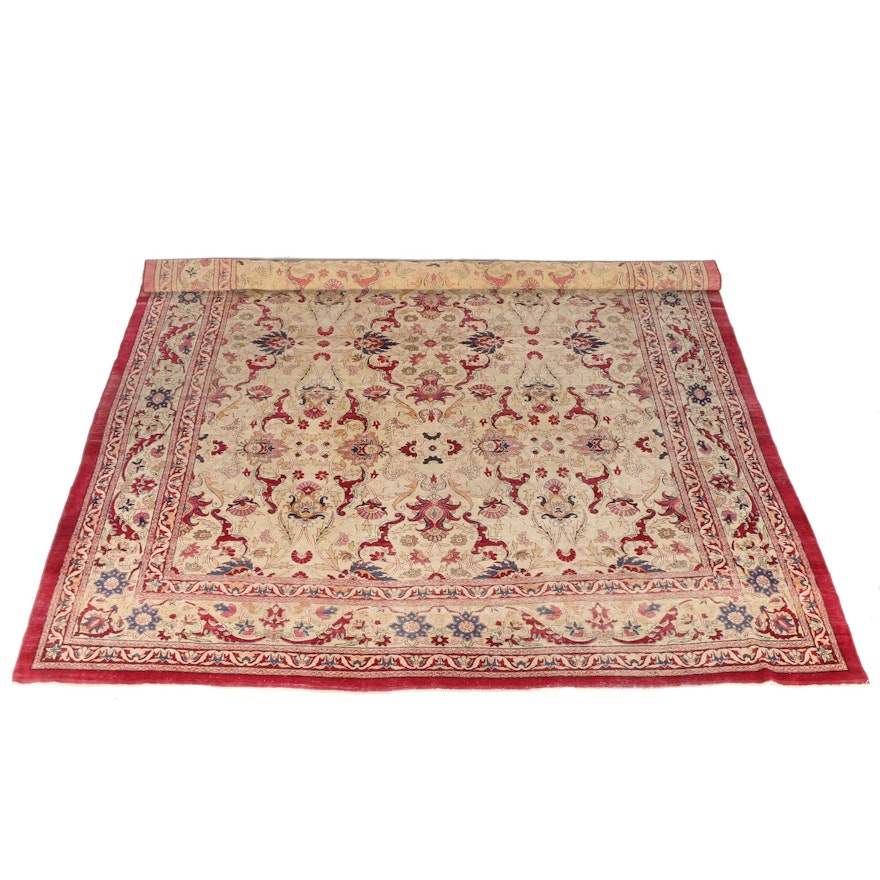 Room-Sized Hand-Knotted Persian Rug