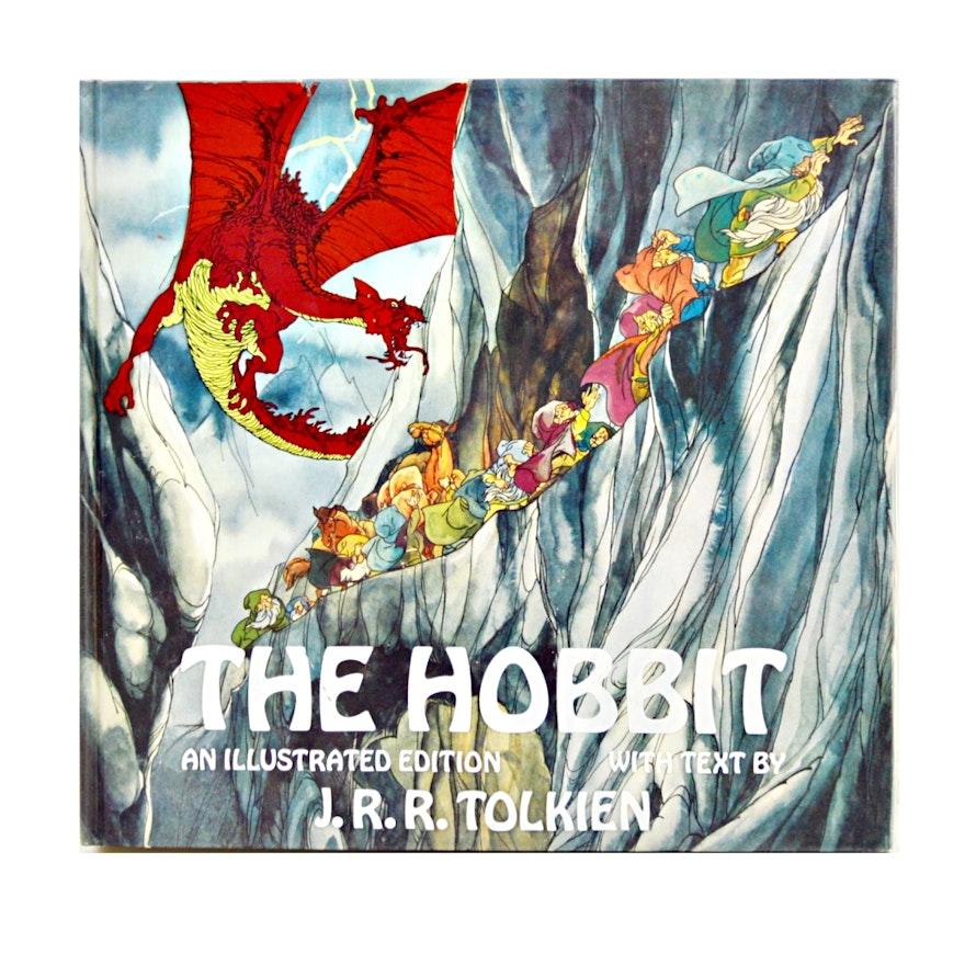 1977 Edition of “The Hobbit: An Illustrated Edition” With Glassine Cover