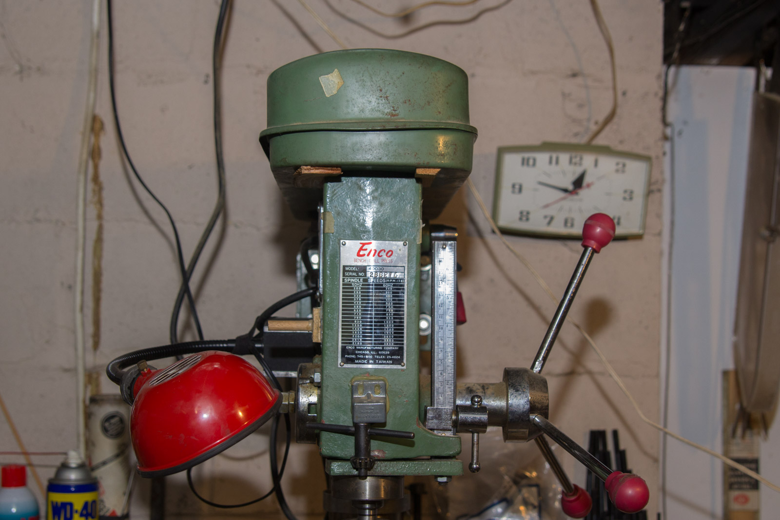 Vintage Enco Bench Drill Press