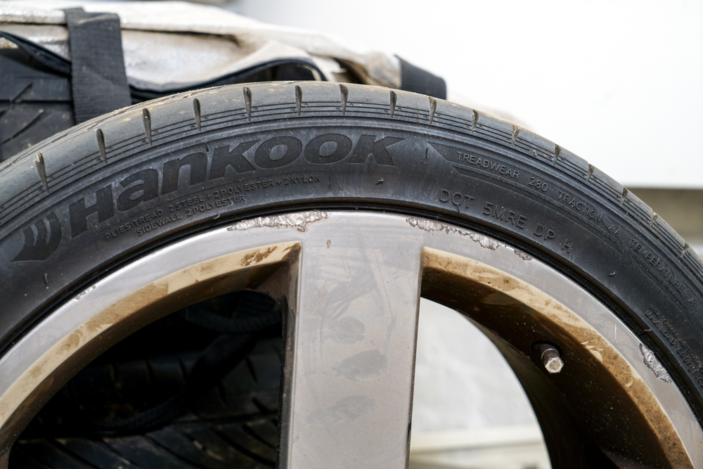 Hankook Ventus V12 EVO Racing Tires with Volvo Rims