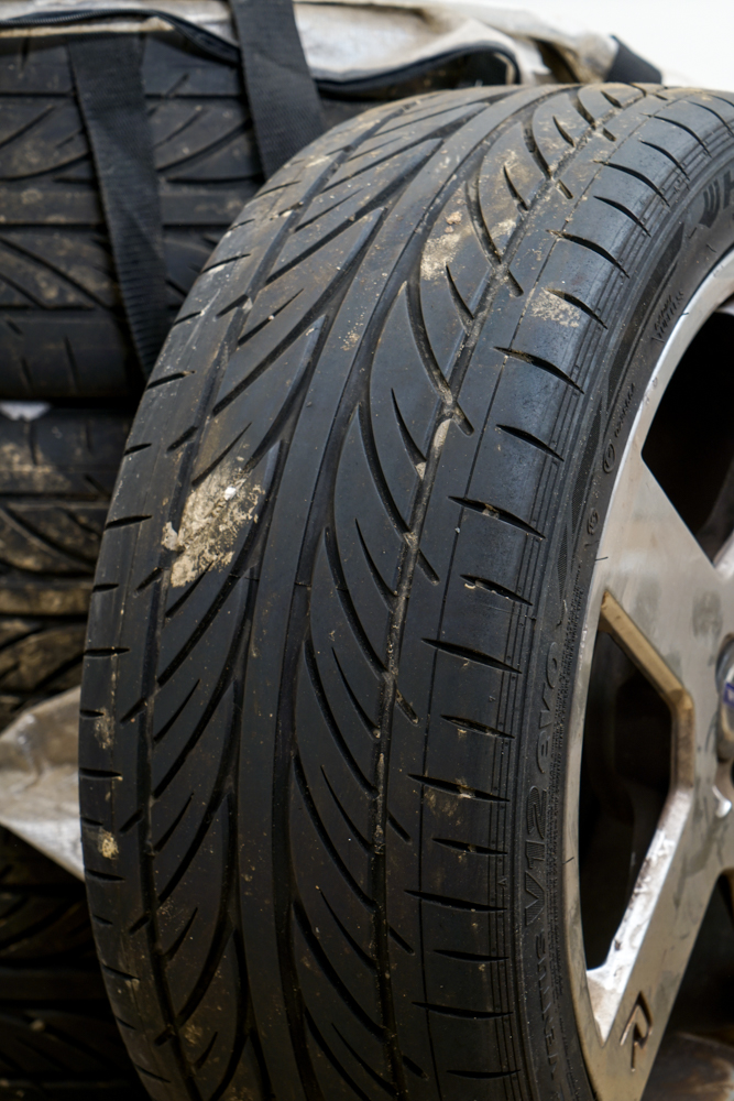 Hankook Ventus V12 EVO Racing Tires with Volvo Rims