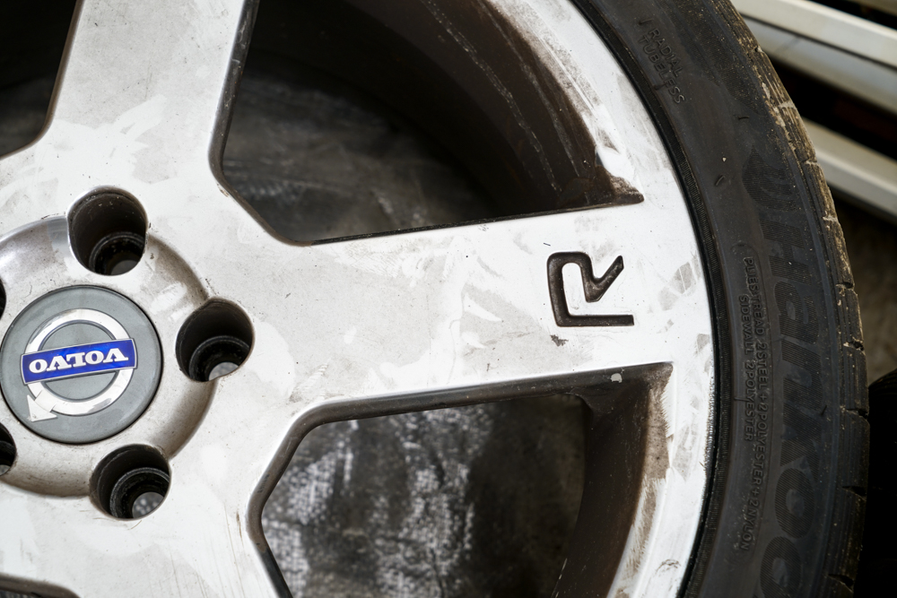 Hankook Ventus V12 EVO Racing Tires with Volvo Rims