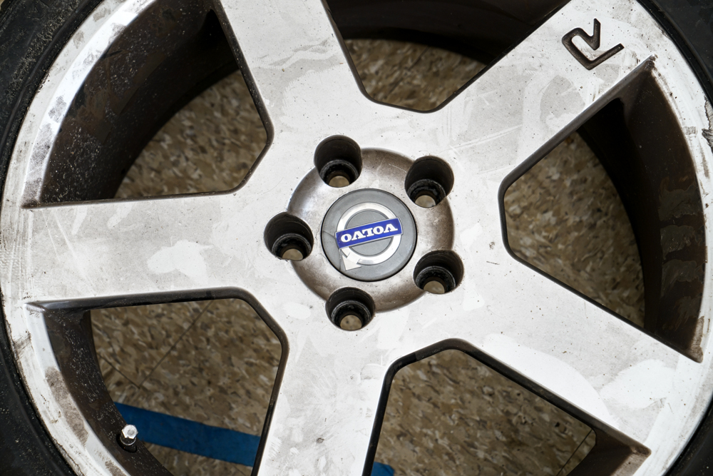 Hankook Ventus V12 EVO Racing Tires with Volvo Rims