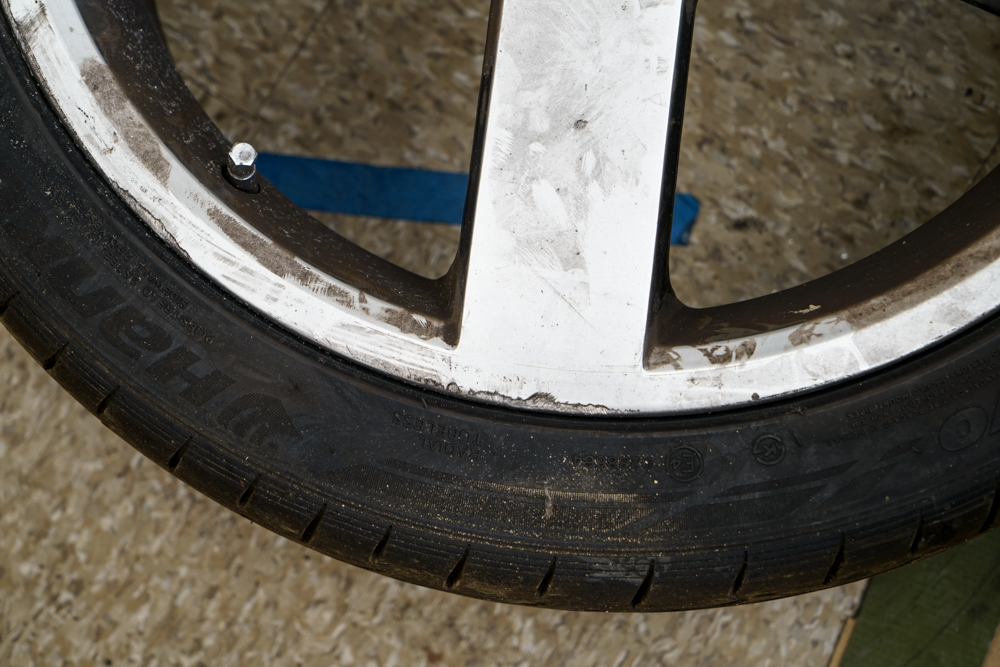 Hankook Ventus V12 EVO Racing Tires with Volvo Rims