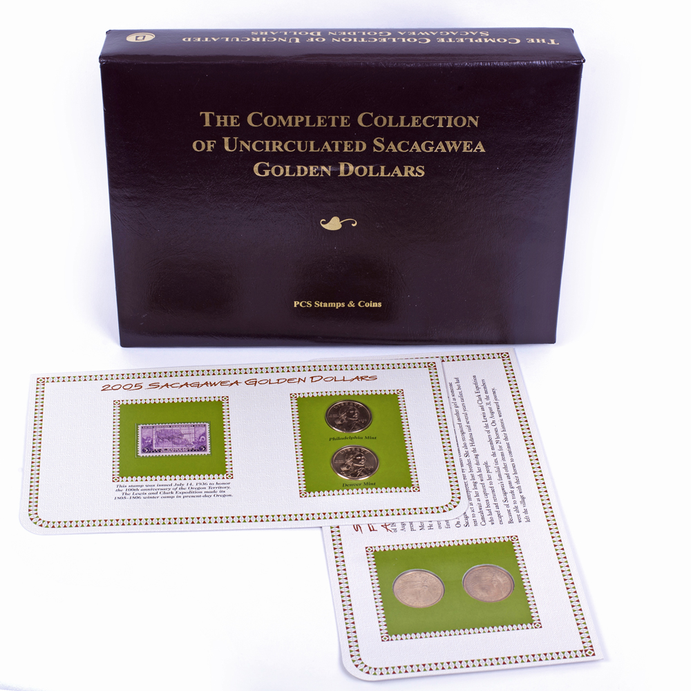 The Complete Collection of Sacagawea Golden Dollars