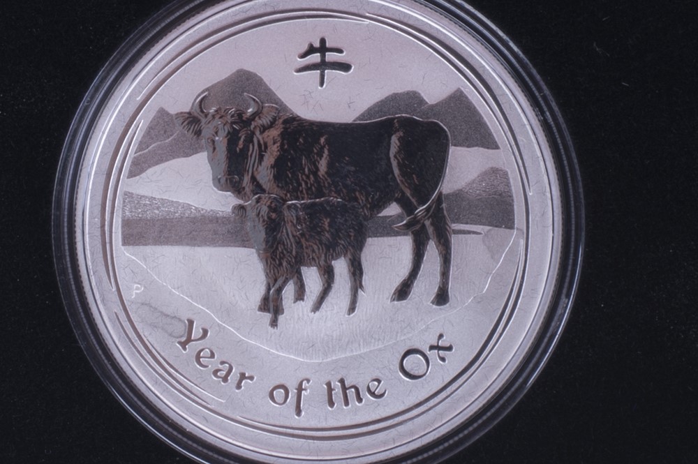 2009 Perth Mint "Year of the Ox" Silver Lunar Typecoin Set