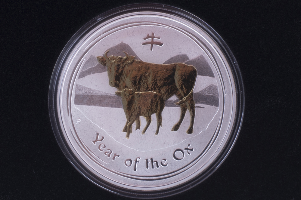2009 Perth Mint "Year of the Ox" Silver Lunar Typecoin Set