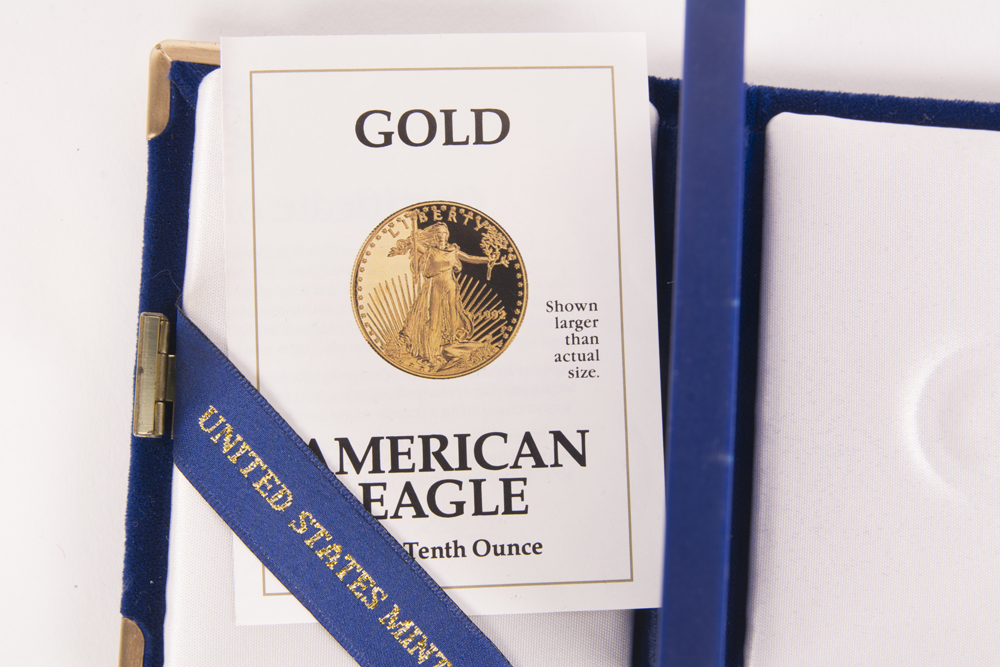 1992-W American Eagle One Tenth Ounce Gold Proof Coin
