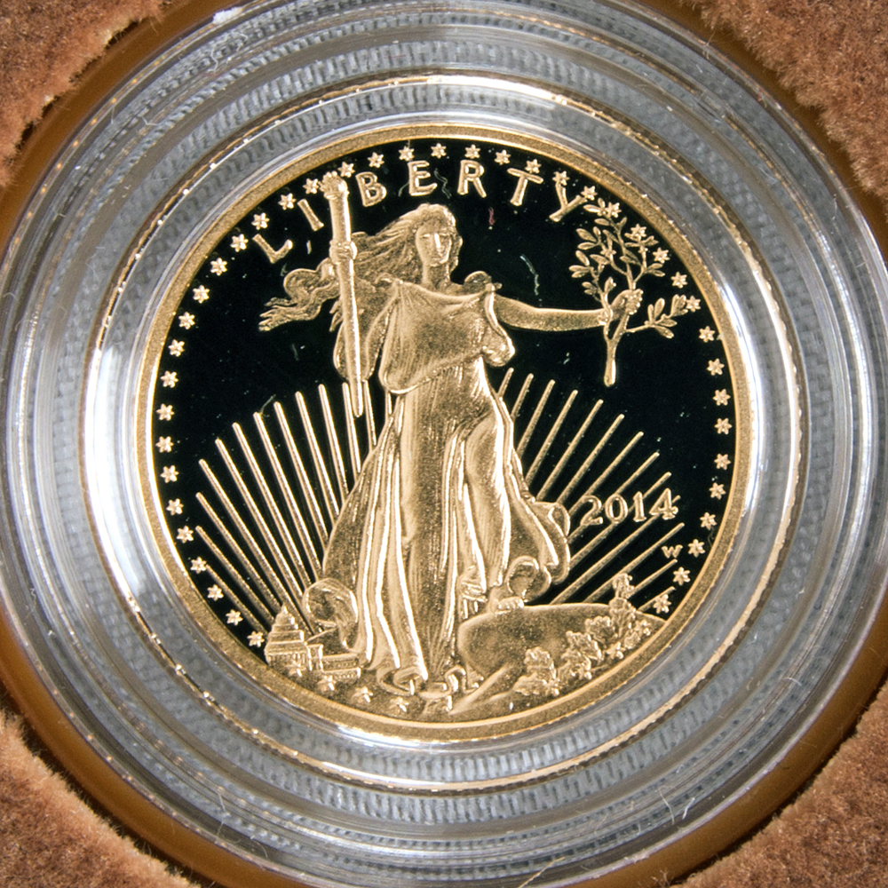 2014-W American Eagle One Tenth Ounce Gold Proof Coin