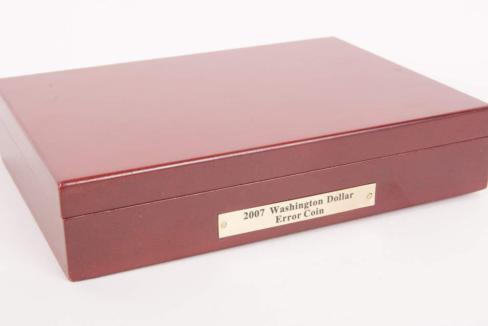2007 George Washington Gold Dollar Error Coin