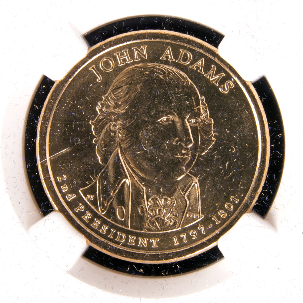 2007 John Adams Dollar Error Coins With COA