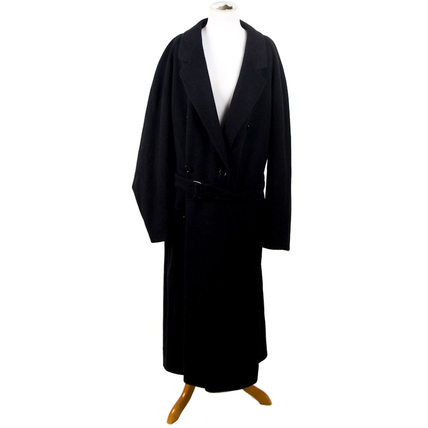 Valentino Men's Cashmere Belted Coat, IT Size 54