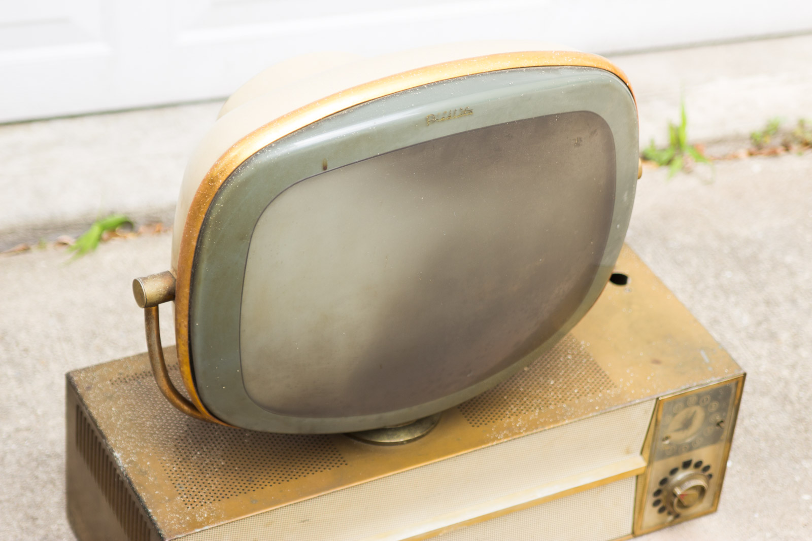 Vintage 1950s Philco Predicta Swivel Television