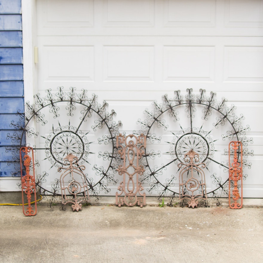 Collection of Wrought Iron Decor