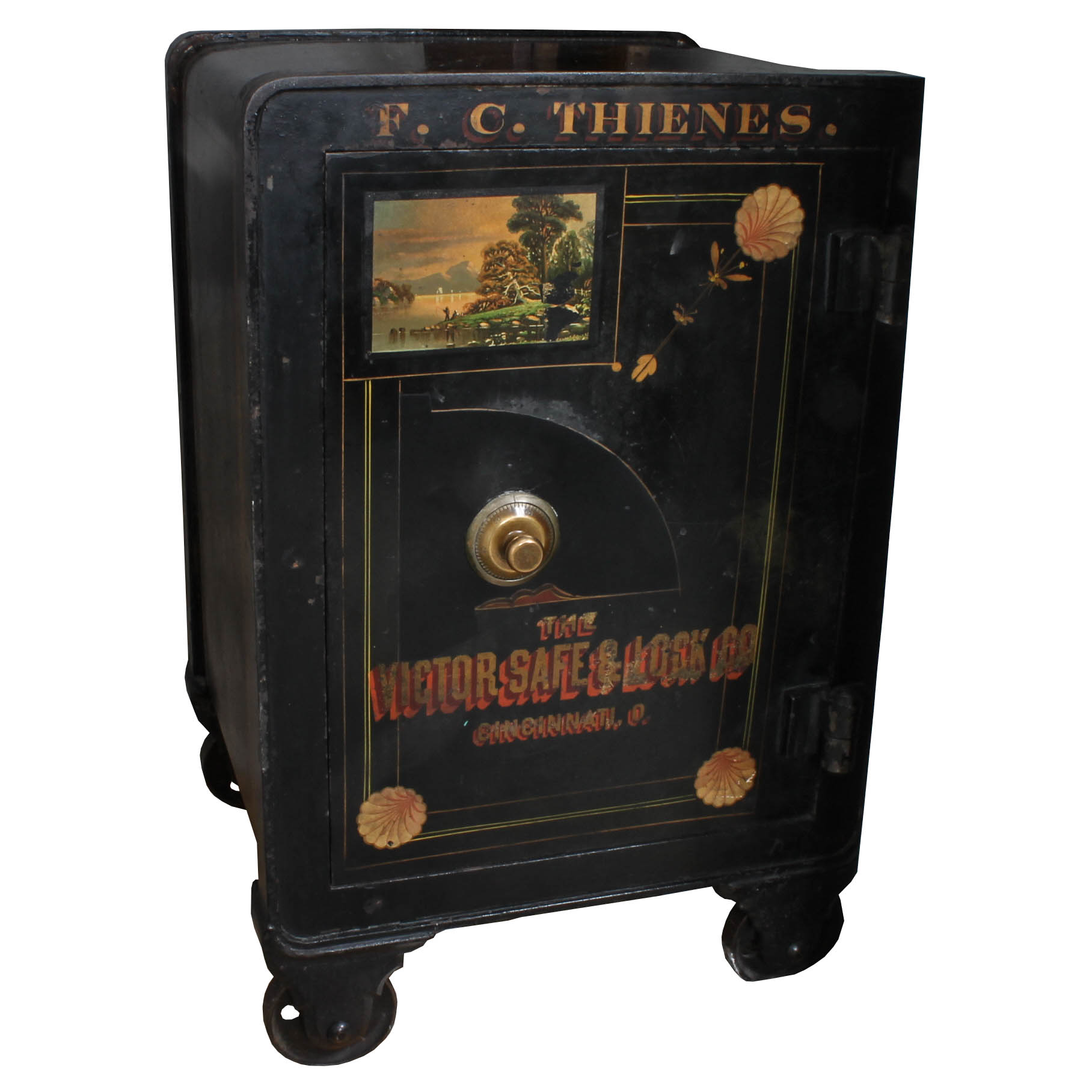 Antique Cast Iron Victor Safe