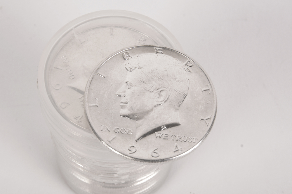 Collection of Uncirculated 1964 Silver Kennedy Half Dollars