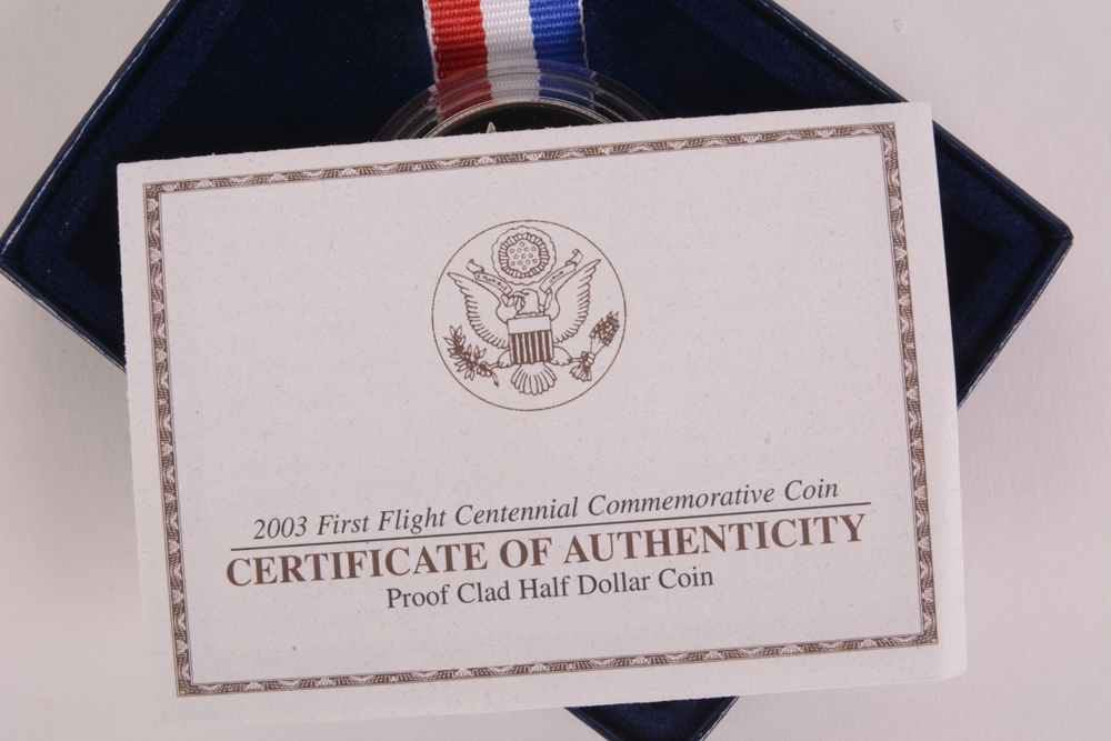 2003 United States Mint First Flight Centennial Coin Collection