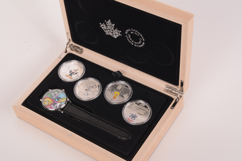 2015 Royal Canadian Mint Looney Tunes Colorized Silver Coins