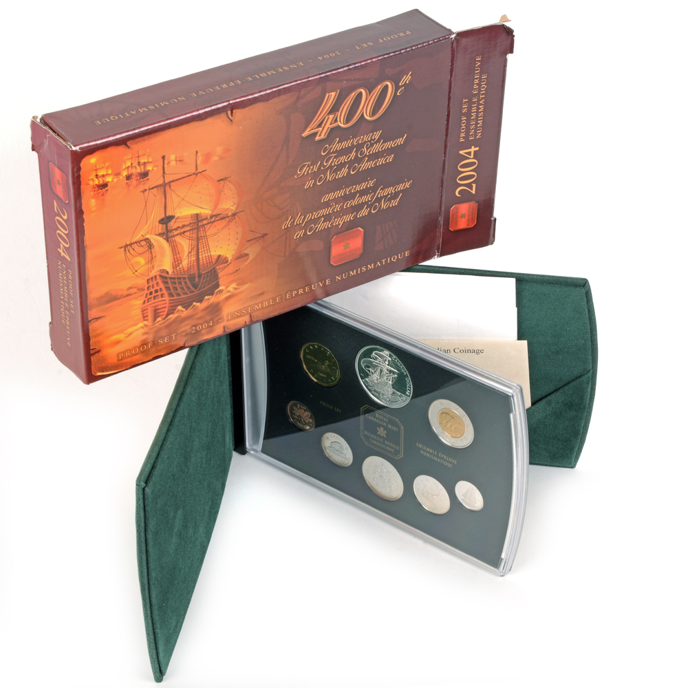 2004 Royal Canadian Mint  Silver Proof Set