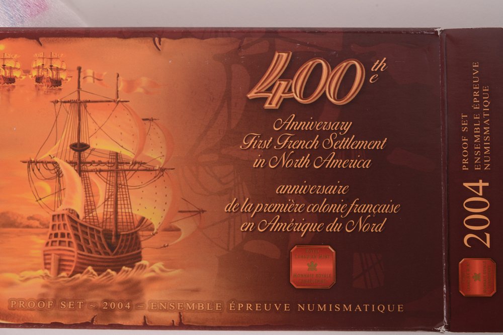 2004 Royal Canadian Mint  Silver Proof Set