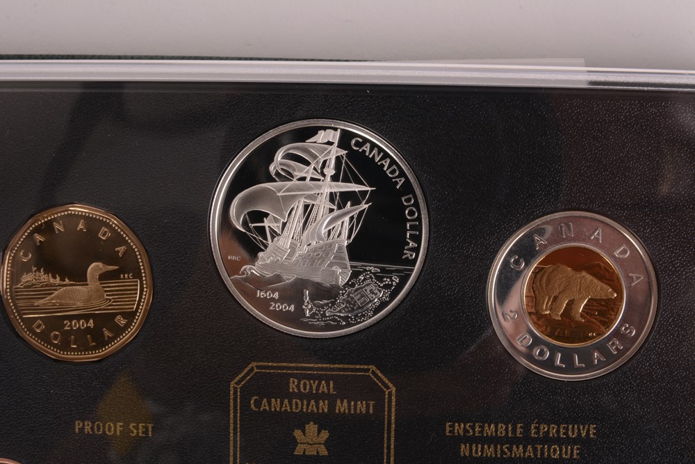 2004 Royal Canadian Mint  Silver Proof Set