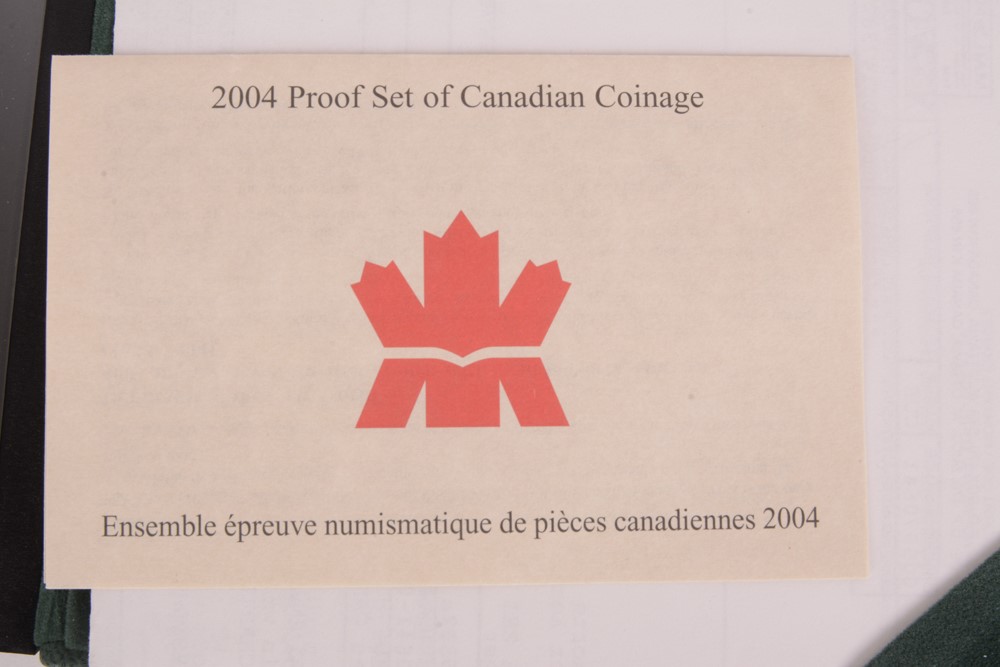 2004 Royal Canadian Mint  Silver Proof Set