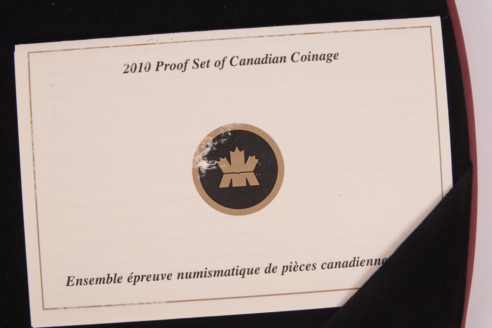 2010 Royal Canadian Mint  Silver Proof Set
