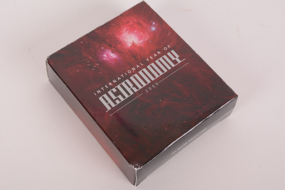 2009 Perth Mint "International Year of Astronomy"  Colorized Silver Coin