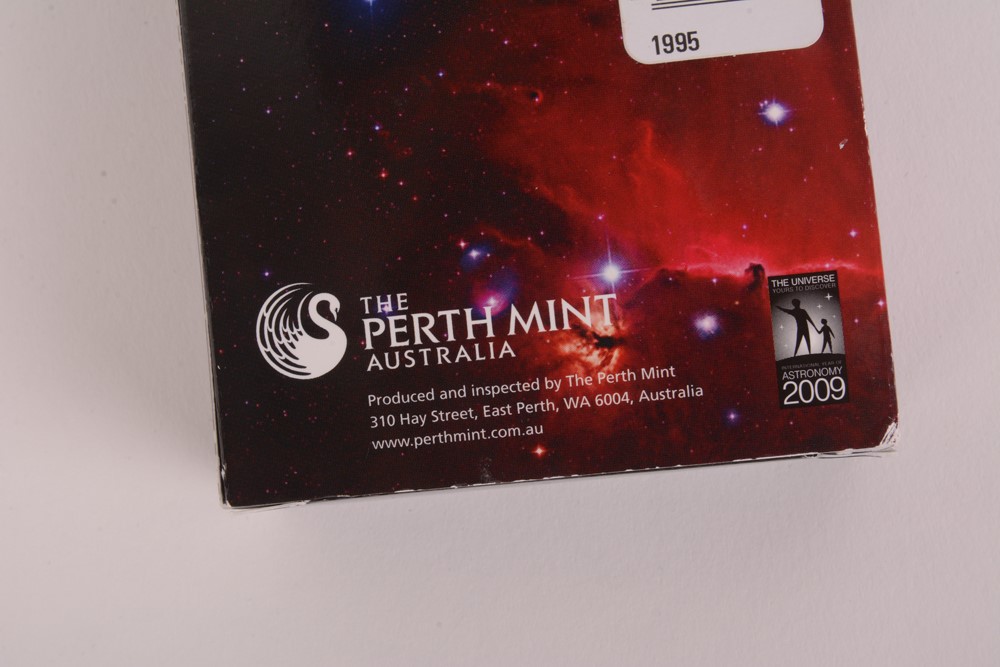 2009 Perth Mint "International Year of Astronomy"  Colorized Silver Coin