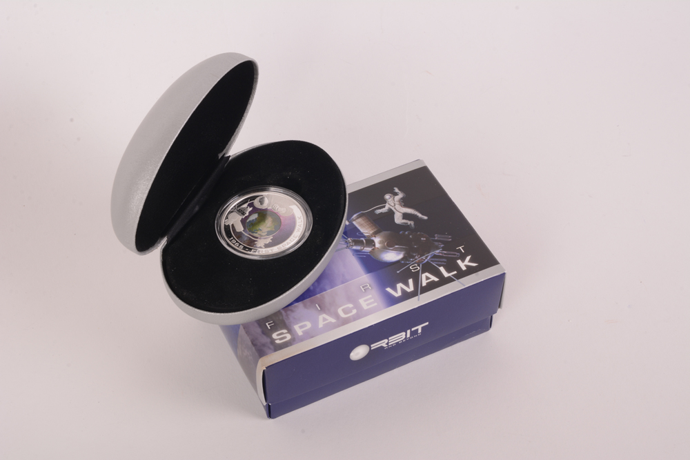 2009 Perth  Mint  "First Space Walk"  Silver Coin