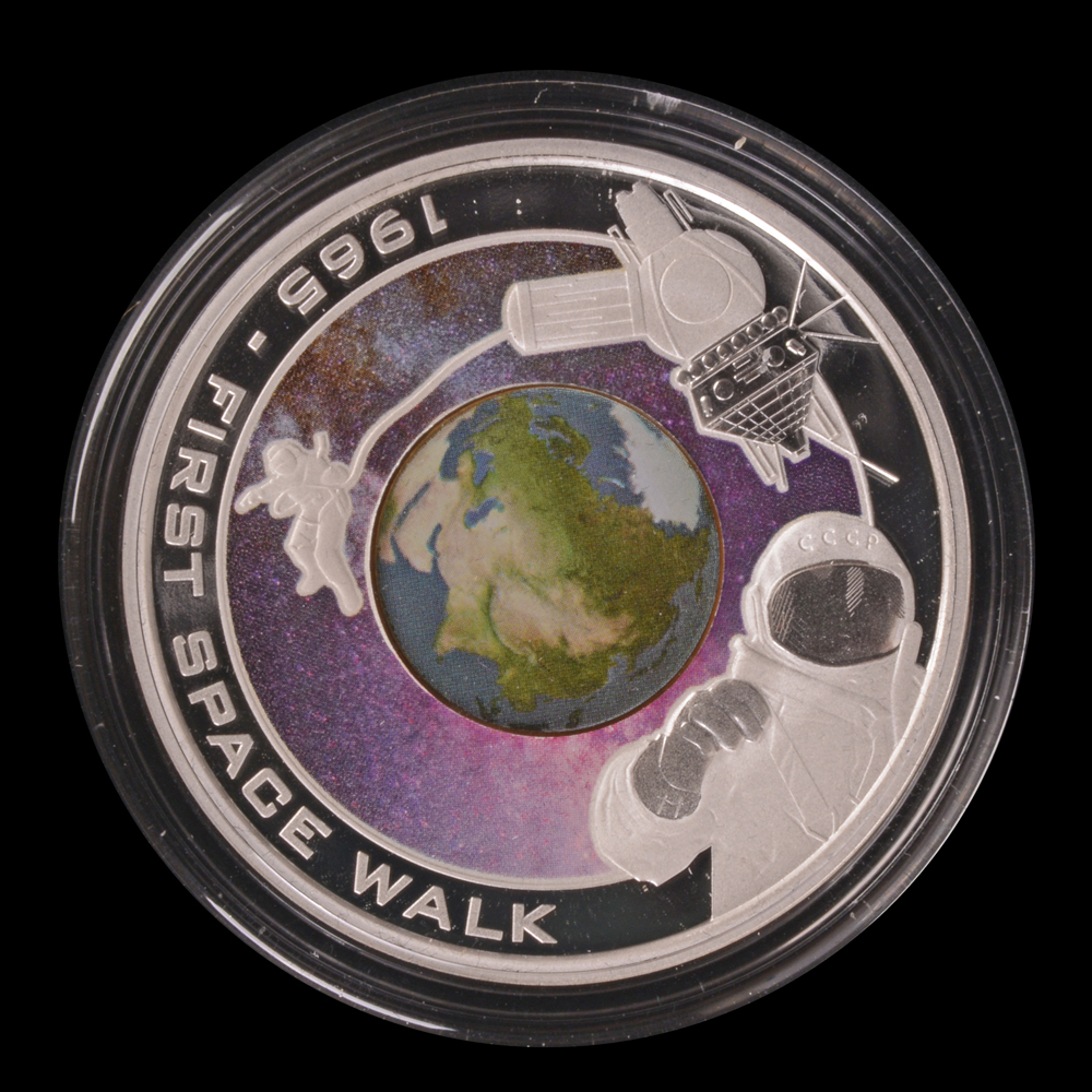2009 Perth  Mint  "First Space Walk"  Silver Coin