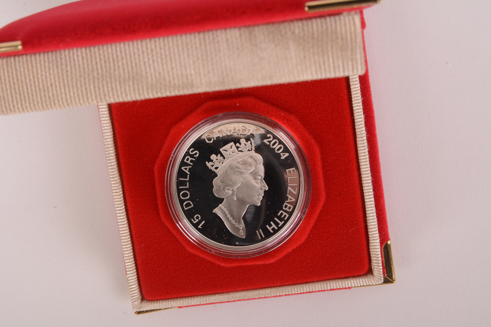 2004 Royal Canadian Mint "Year of the Monkey" Sterling Silver Lunar Coin